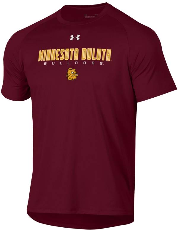 Under Armour Men's Minnesota-Duluth Bulldogs Maroon Tech Performance T-Shirt