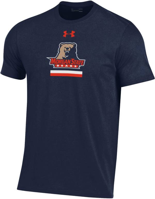 Under Armour Men's Morgan State Bears Blue Performance Cotton T-Shirt