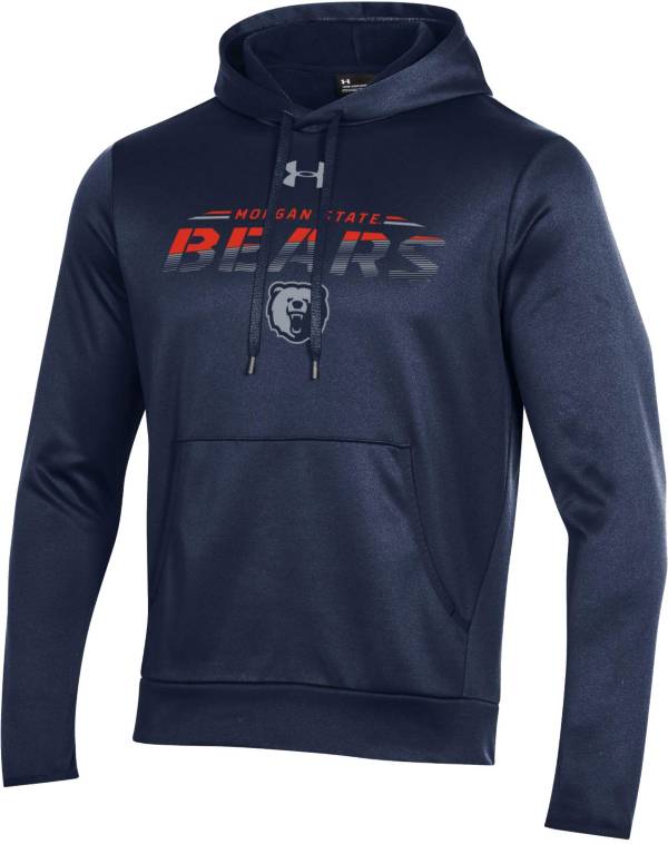 Under Armour Men's Morgan State Bears Blue Armour Fleece Pullover Hoodie