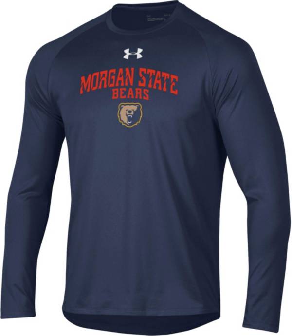Under Armour Men's Morgan State Bears Blue Long Sleeve Tech Performance T-Shirt product image