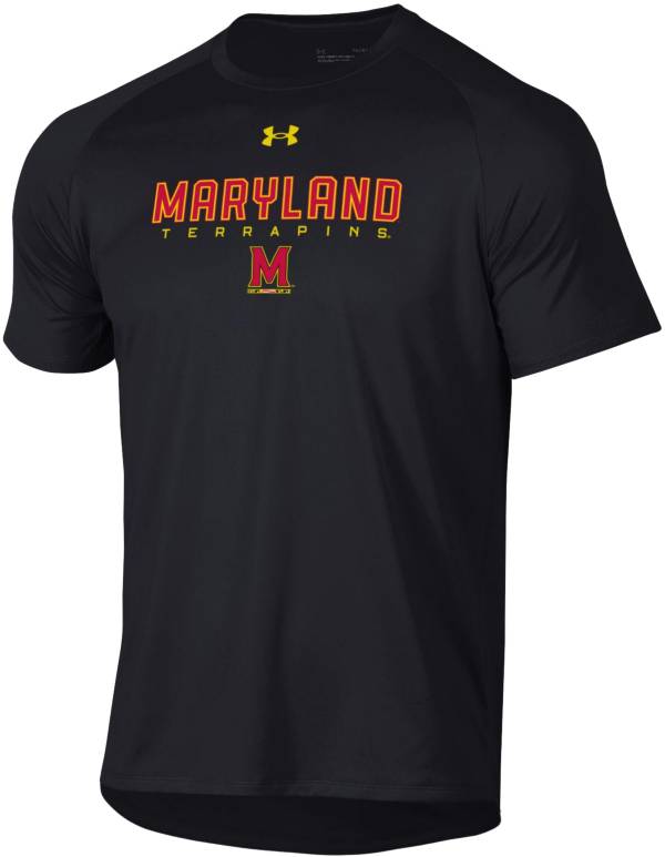 Under Armour Men's Maryland Terrapins Black Tech Performance T-Shirt product image