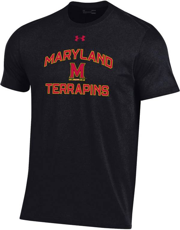 Under Armour Men's Maryland Terrapins Black Performance Cotton T-Shirt