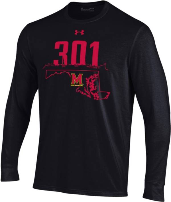 Under Armour Men's Maryland Terrapins ‘301' Area Code Long Sleeve T-Shirt