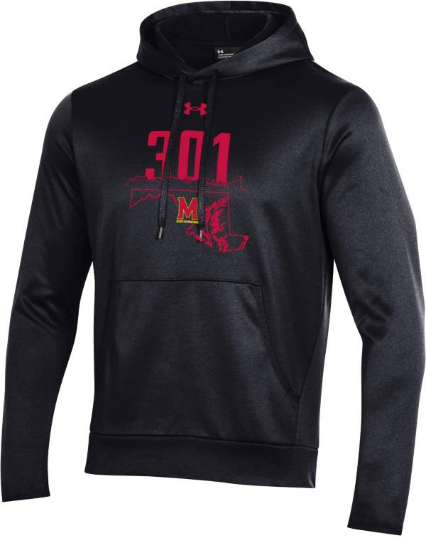 Under Armour Men's Maryland Terrapins Black '301' Area Code Pullover Hoodie