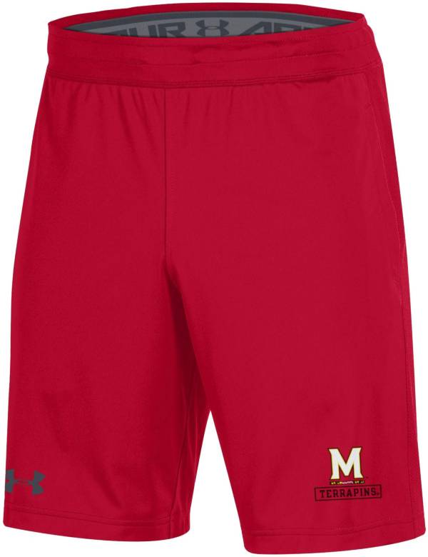 Under Armour Men's Maryland Terrapins Red Raid Performance Shorts