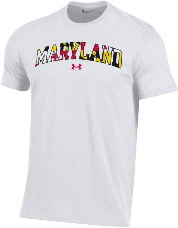 Under Armour Men's Maryland Terrapins White 'Maryland Pride' Performance Cotton T-Shirt