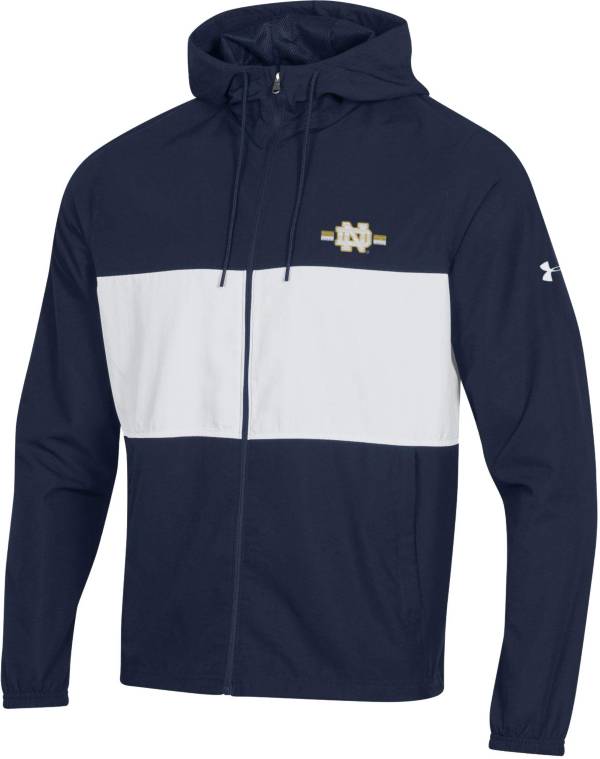 Under Armour Men's Notre Dame Fighting Irish Black Wind Full-Zip Jacket