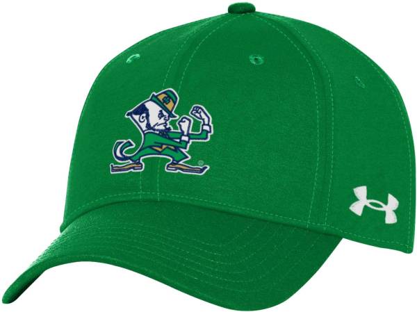 Under Armour Men's Notre Dame Fighting Irish Green Threadborne Closer Fitted Hat