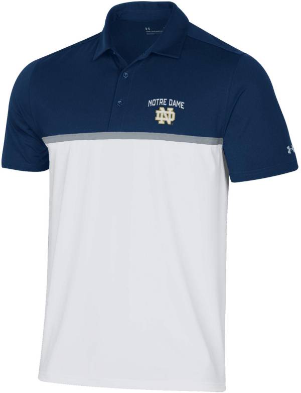 Under Armour Men's Notre Dame Fighting Irish Navy Gameday Polo