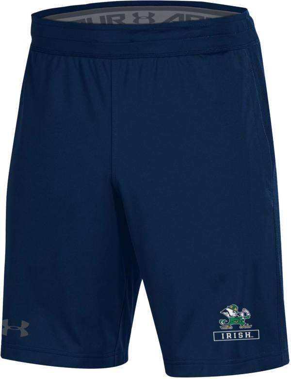 Under Armour Men's Notre Dame Fighting Irish Navy Raid Performance Shorts