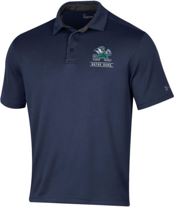 Under Armour Men's Notre Dame Fighting Irish Navy Tech Polo