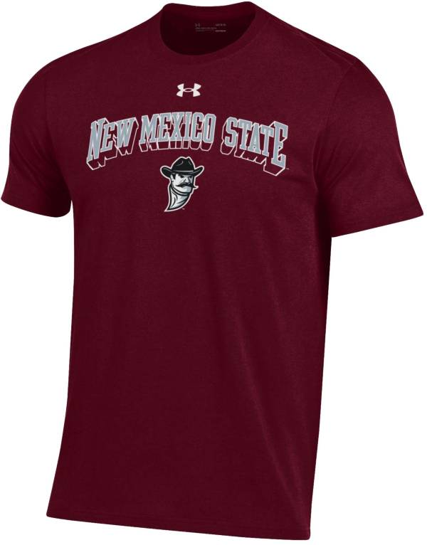 Under Armour Men's New Mexico State Aggies Crimson Performance Cotton T-Shirt