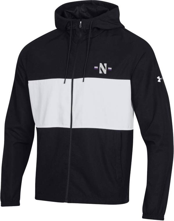 Under Armour Men's Northwestern Wildcats Black Wind Full-Zip Jacket