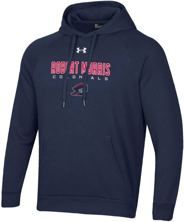 Under Armour Men's Robert Morris Colonials Navy Blue All Day Hoodie