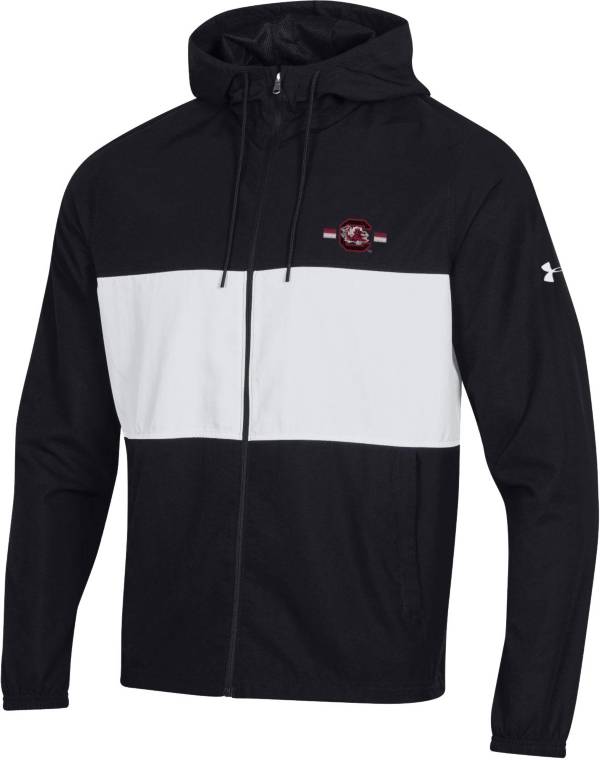 Under Armour Men's South Carolina Gamecocks Black Wind Full-Zip Jacket