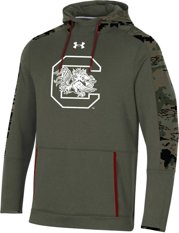 Under Armour Men's South Carolina Gamecocks Camo ‘Freedom' Sideline Pullover Fleece Hoodie
