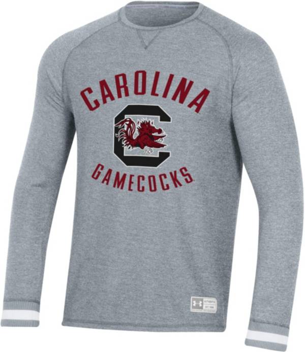 Under Armour Men's South Carolina Gamecocks Grey Gameday Thermal Long Sleeve T-Shirt