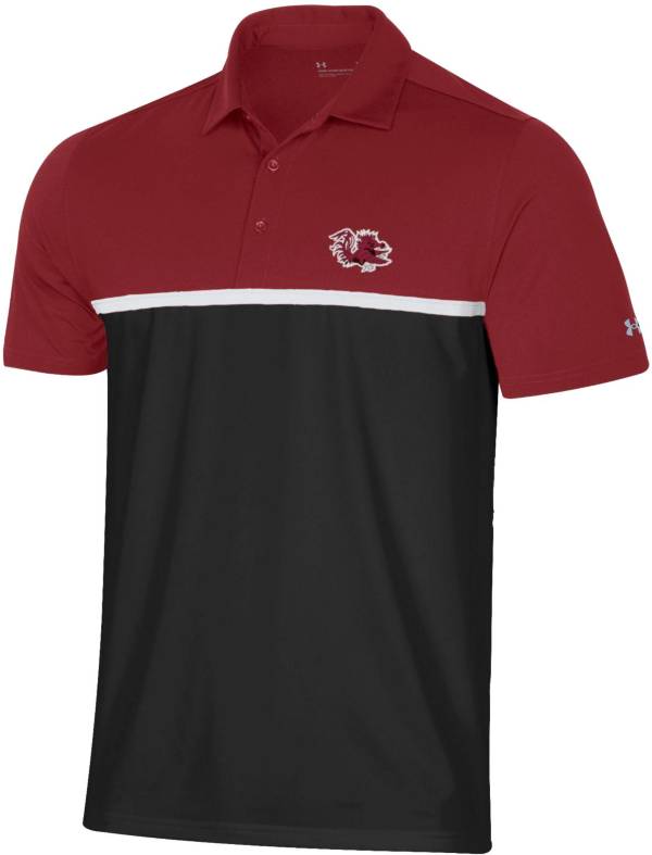 Under Armour Men's South Carolina Gamecocks Garnet Gameday Polo