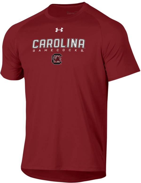 Under Armour Men's South Carolina Gamecocks Garnet Tech Performance T-Shirt