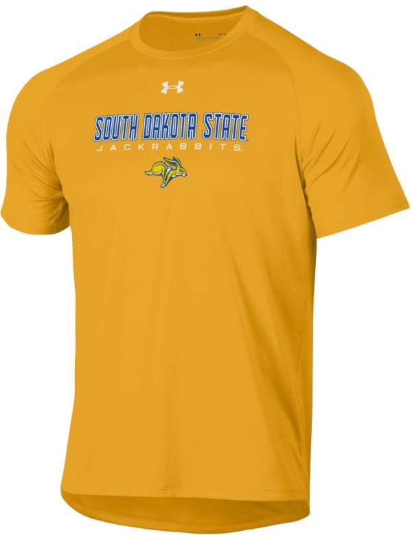 Under Armour Men's South Dakota State Jackrabbits Gold Tech Performance T-Shirt