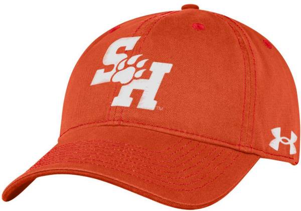 Under Armour Men's Sam Houston Bearkats Orange Cotton Twill Adjustable Hat