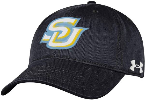 Under Armour Men's Southern University Jaguars Black Cotton Twill Adjustable Hat