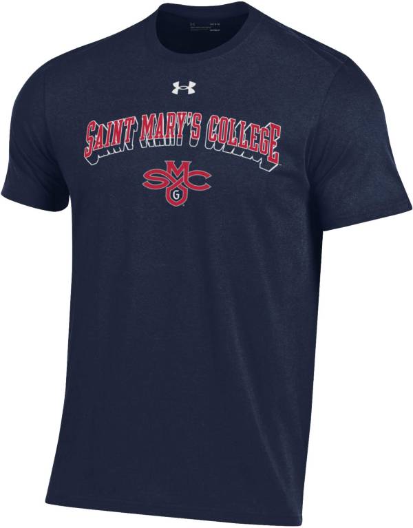 Under Armour Men's St. Mary's Gaels Blue Performance Cotton T-Shirt