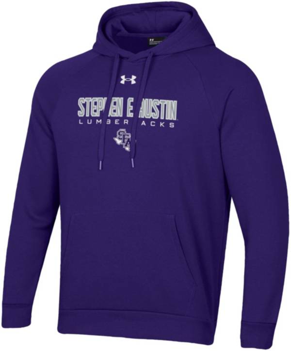 Under Armour Men's Stephen F. Austin Lumberjacks Purple All Day Hoodie