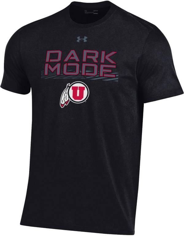 Under Armour Men's Utah Utes 'Color Out' Performance Cotton Black T-Shirt product image