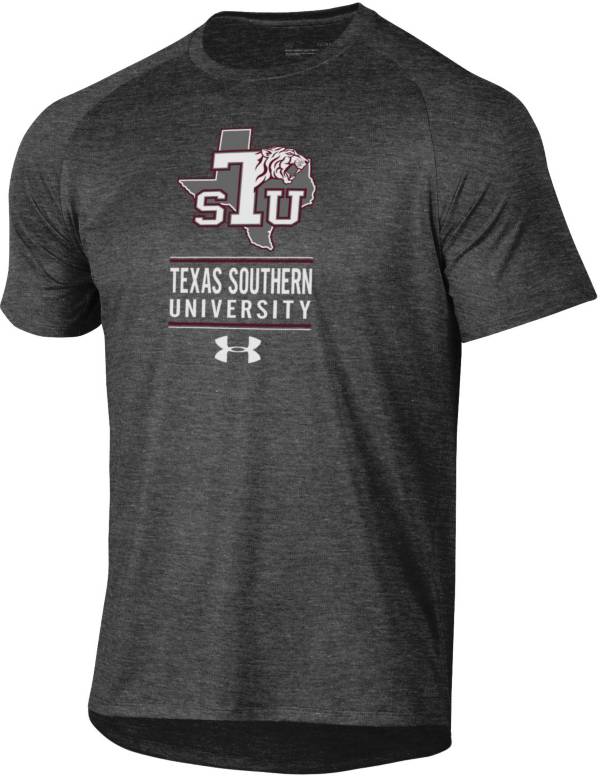 Under Armour Men's Texas Southern Tigers Grey Tech Performance T-Shirt