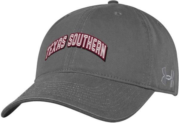 Under Armour Men's Texas Southern Tigers Grey Cotton Twill Adjustable Hat