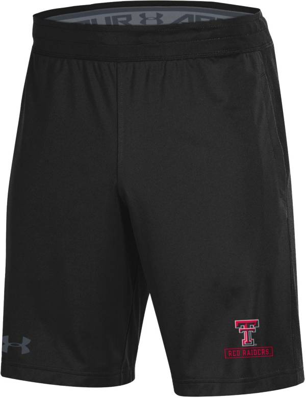 Under Armour Men's Texas Tech Red Raiders Black Raid Performance Shorts