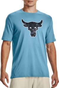 Men's Under Armour UA Project Rock Logo T-Shirt Top 1321412 New Size S,M,L,3XL 