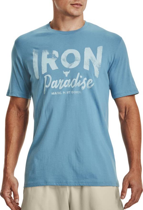 Under Armour Men's Project Rock Iron Paradise Short Sleeve Graphic T-Shirt