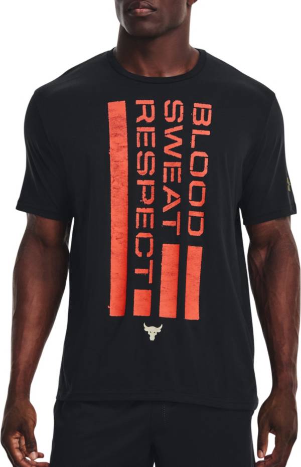 Under Armour Men's Project Rock BSR Flag Short Sleeve Shirt