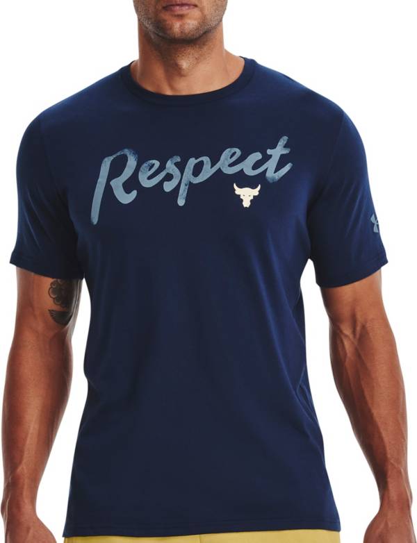 Under Armour Men's Project Rock Respect Short Sleeve Graphic T-Shirt