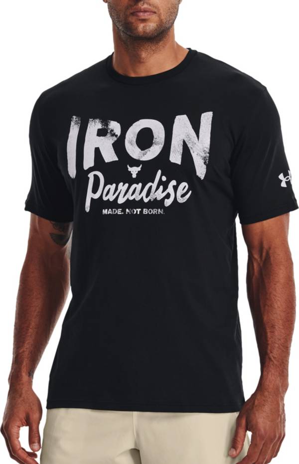 Under Armour Men's Project Rock Iron Paradise Short Sleeve T-Shirt