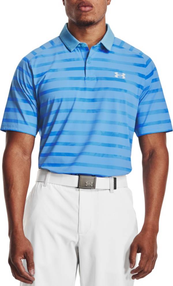 Under Armour Men's Iso-Chill Floral Stripe Golf Polo