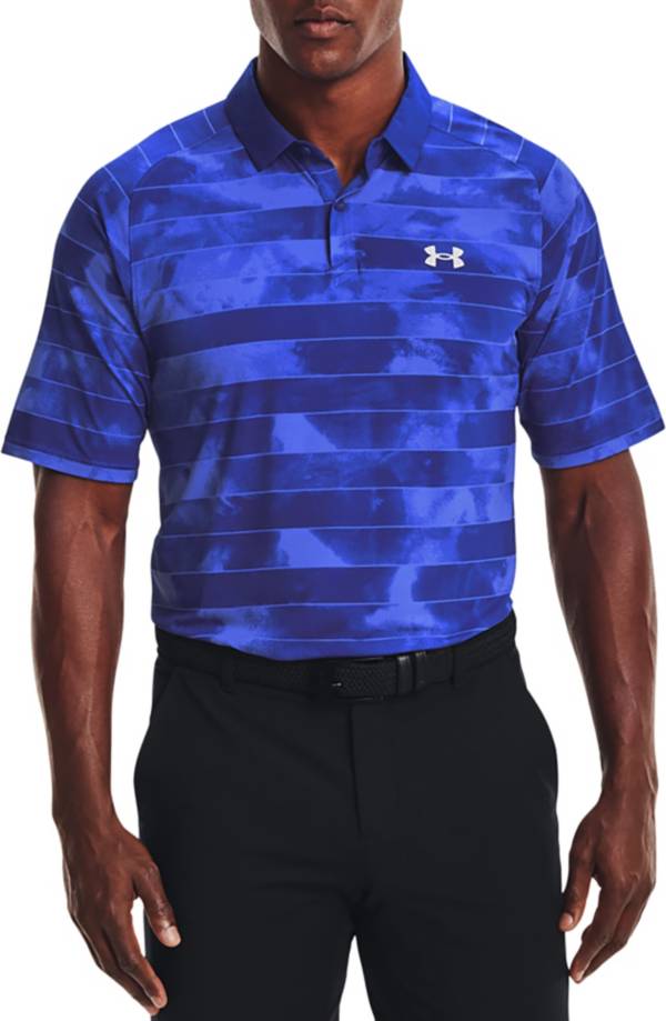 Under Armour Men's Iso-Chill Fog Stripe Golf Polo