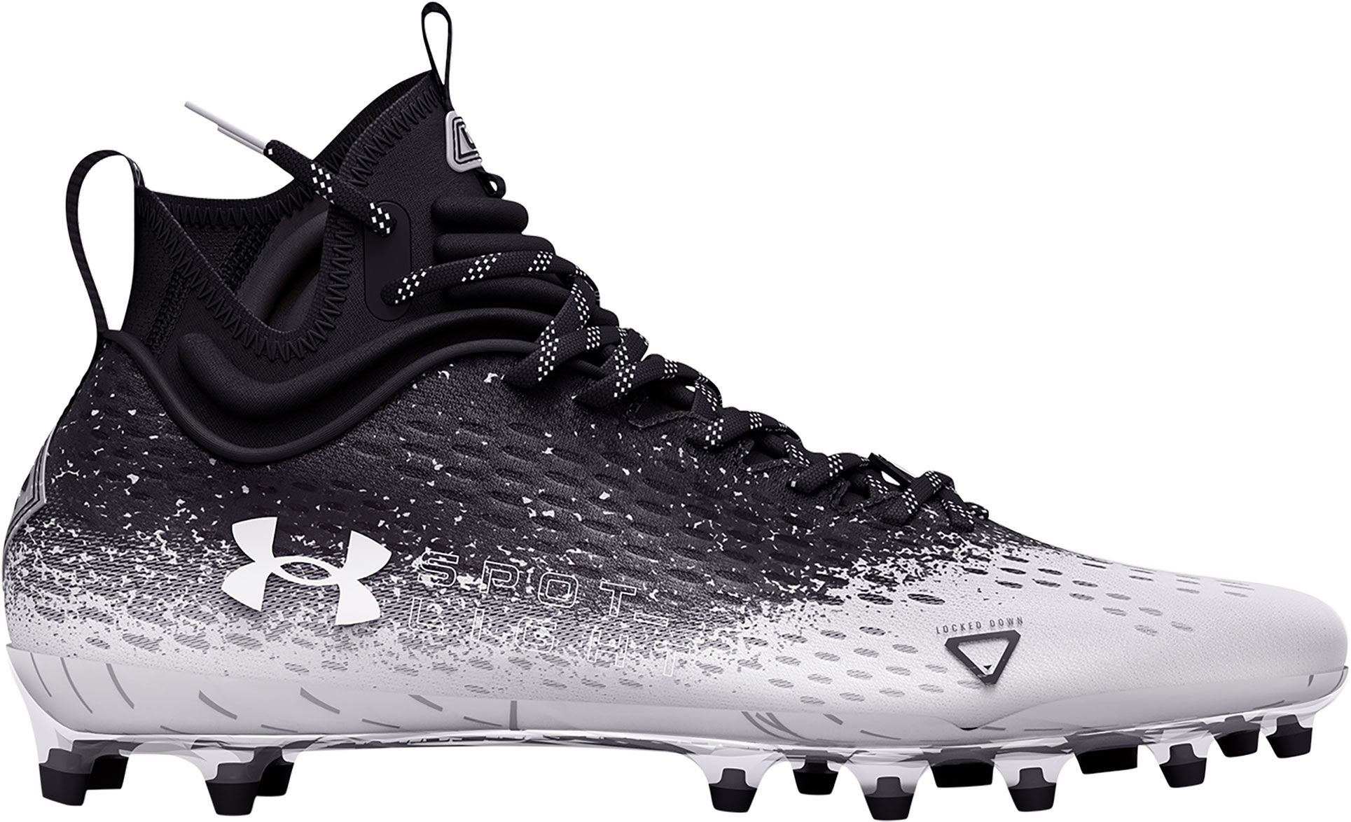 all black mens football cleats