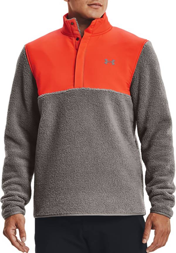 Under Armour Men's Sweater Fleece Pile Golf Pullover