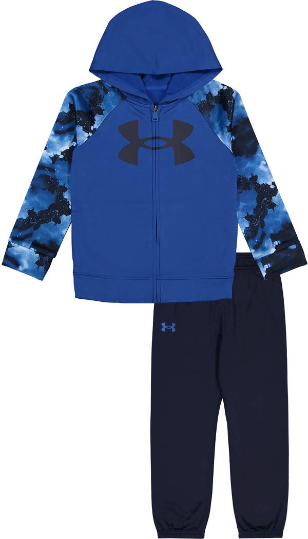 Under Armour Boys' Camo Raglan Full-Zip Hoodie Set