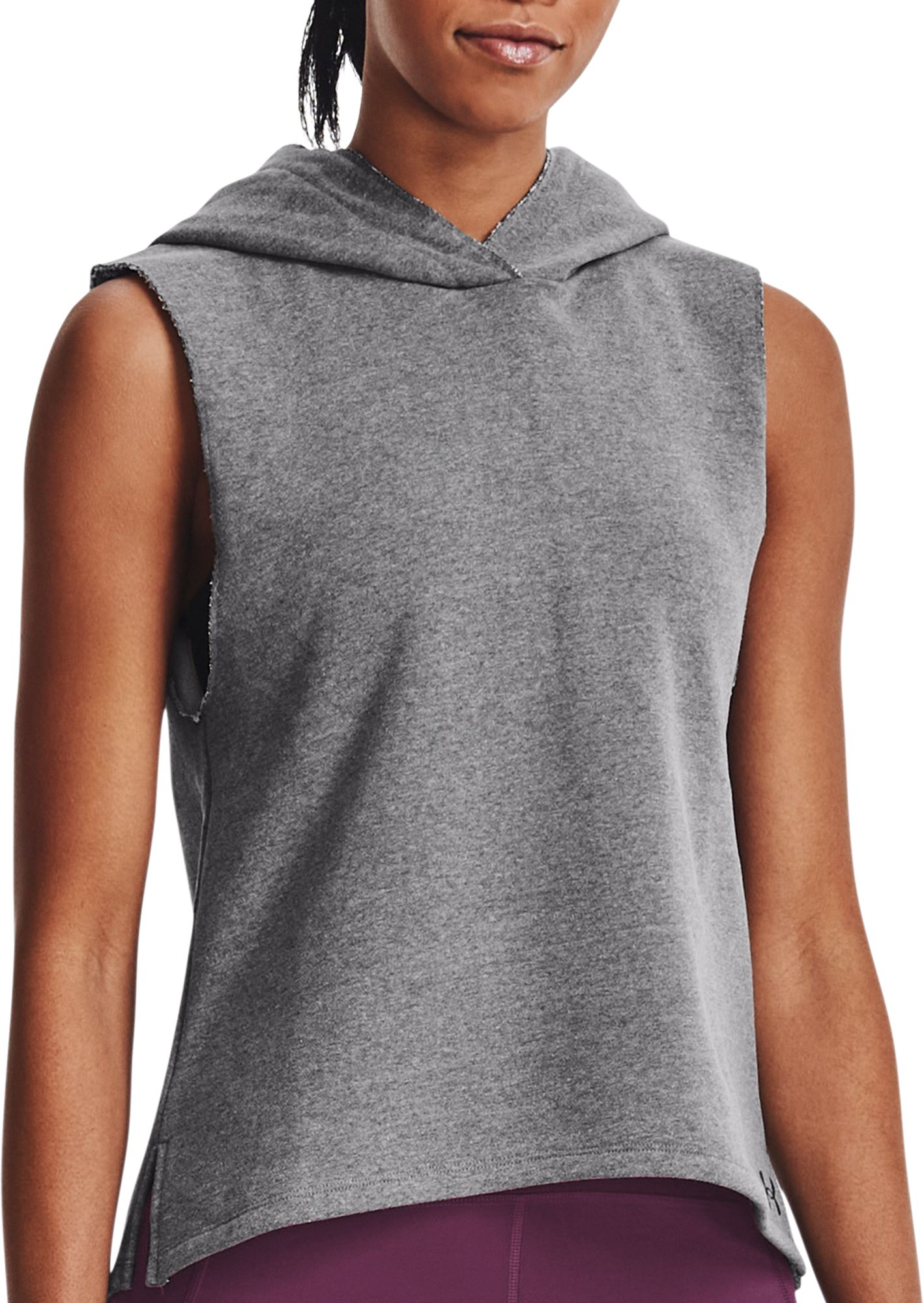 womens under armour sleeveless hoodie