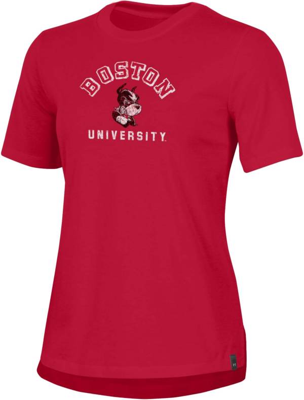 Under Armour Women's Boston Terriers Scarlet Performance Cotton T-Shirt