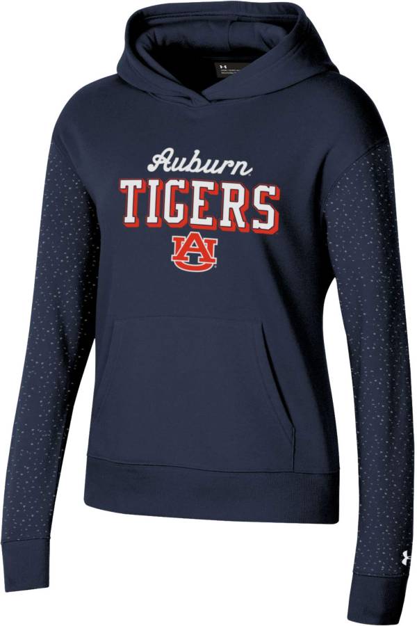 Under Armour Women's Auburn Tigers Blue All Day Pullover Hoodie