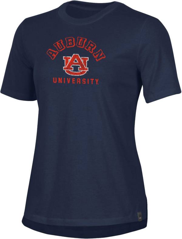 Under Armour Women's Auburn Tigers Blue Performance Cotton T-Shirt product image
