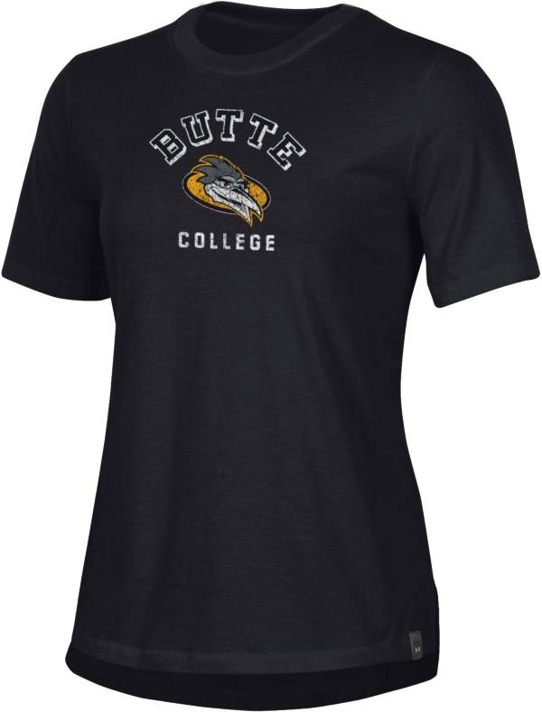 Under Armour Women's Butte College Roadrunners Black Performance Cotton T-Shirt