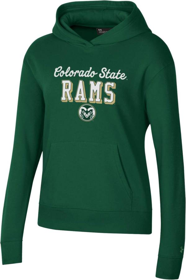 Under Armour Women's Colorado State Rams Green All Day Pullover Hoodie