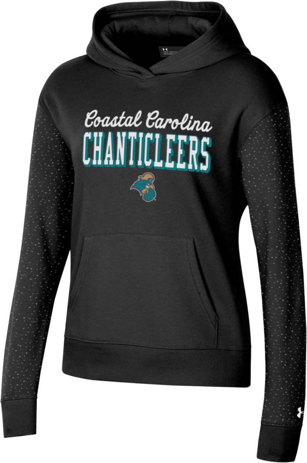 Under Armour Women's Coastal Carolina Chanticleers Black All Day Pullover Hoodie