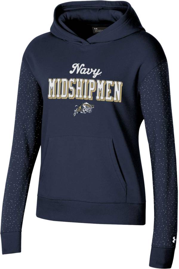 Under Armour Women's Navy Midshipmen Navy All Day Pullover Hoodie product image